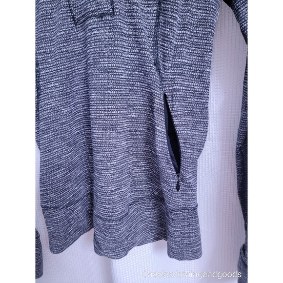 Lululemon 6 Think Fast PulloverHTR Black Thumbholes W3H67S - Picture 8 of 9